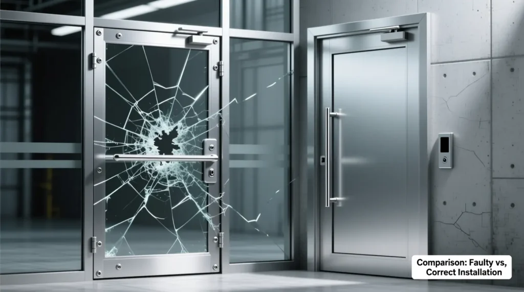 Your Panic Bar is a Ticking Time Bomb: A Procurement Manager's Grumpy Guide to Not Destroying Aluminum Doors 2 Panic Bar 1 1