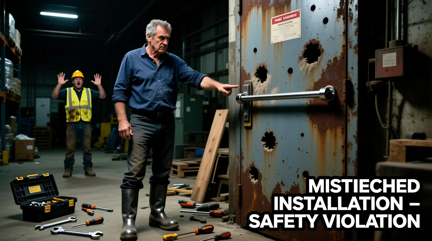 The Grumpy Truth: Your ‘Clever’ Panic Bar Retrofit is a Fire Code Nightmare 1 featured image