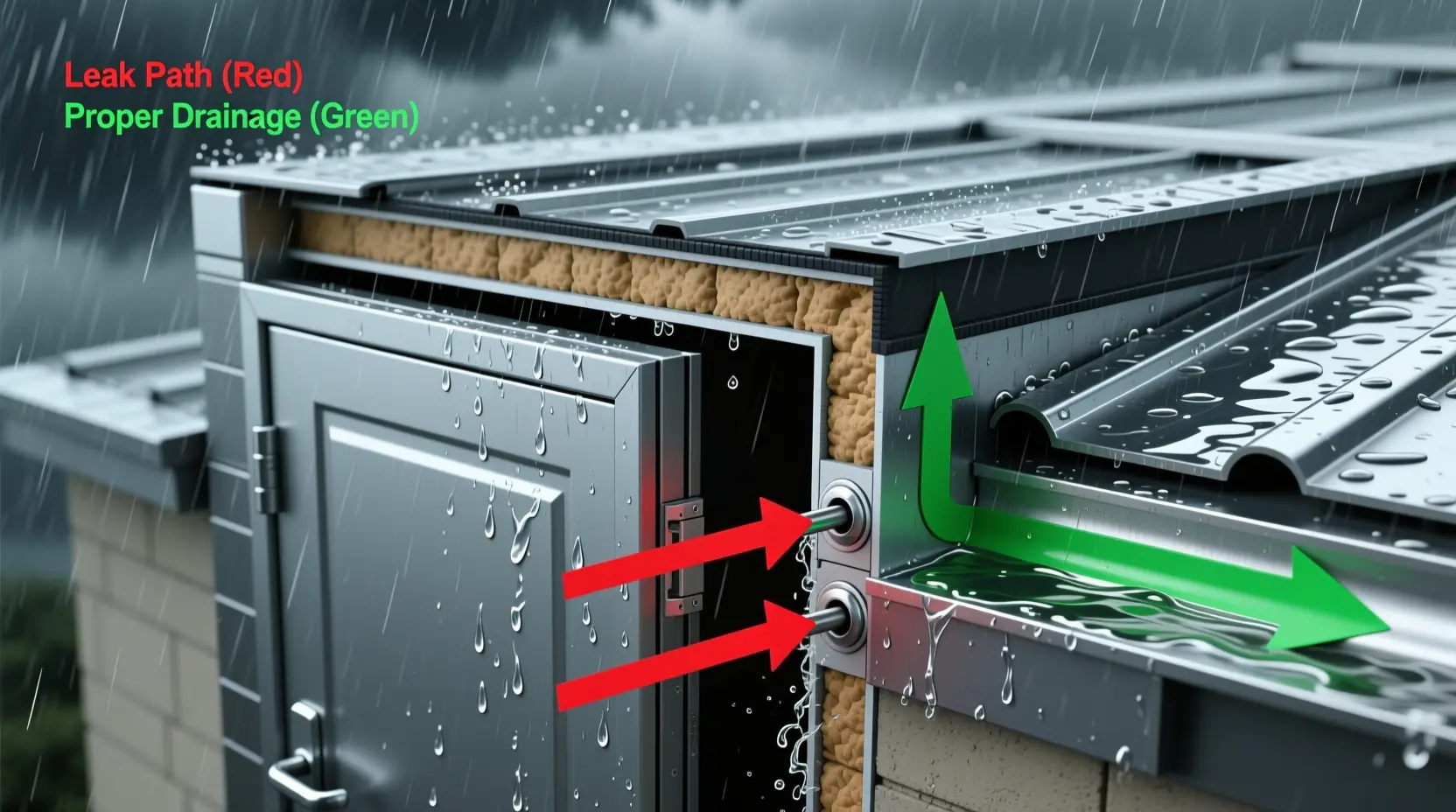 50. Rooftop Door Panic Bars Leaking? It’s Not the Rain, It’s the Stupid.